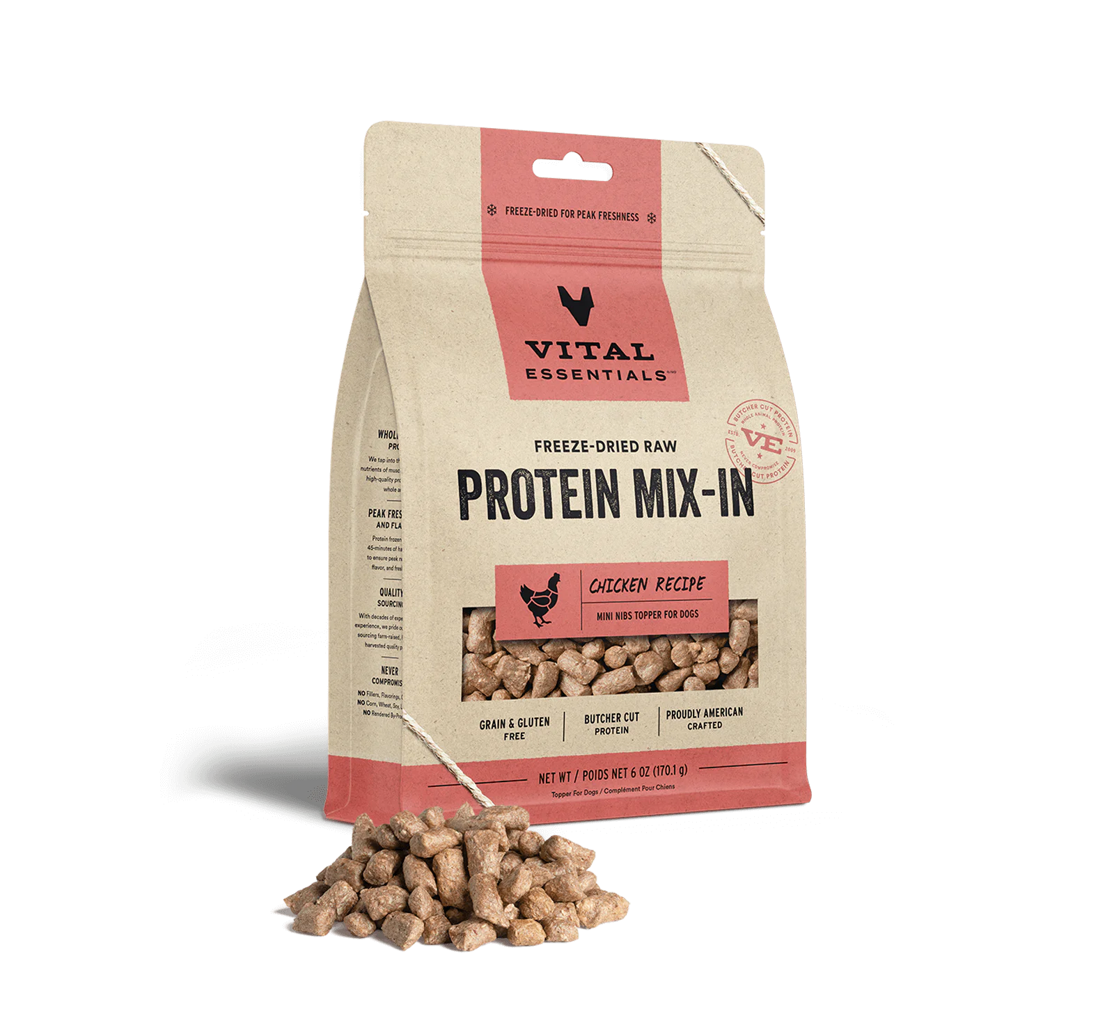 Vital Essentials Freeze Dried Protein Mix-In Chicken