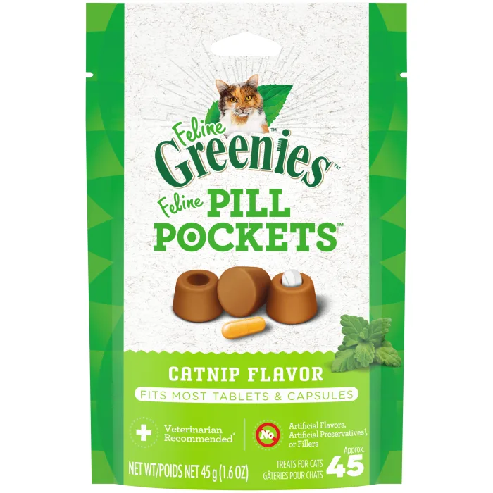 Greenies Cat Pill Pockets Catnip