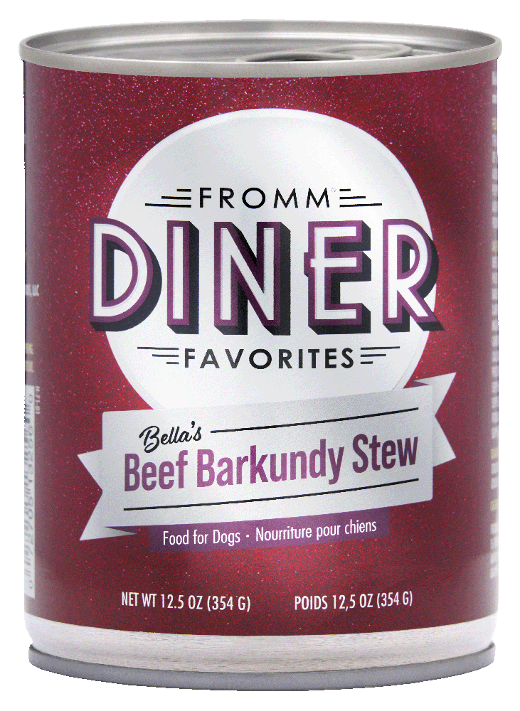 Fromm Canned Dog Food Bellas Beef Barkundy Stew 12oz