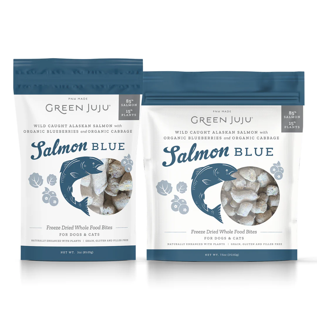Green JuJu Freeze Dried Salmon Blue Whole Food Bites