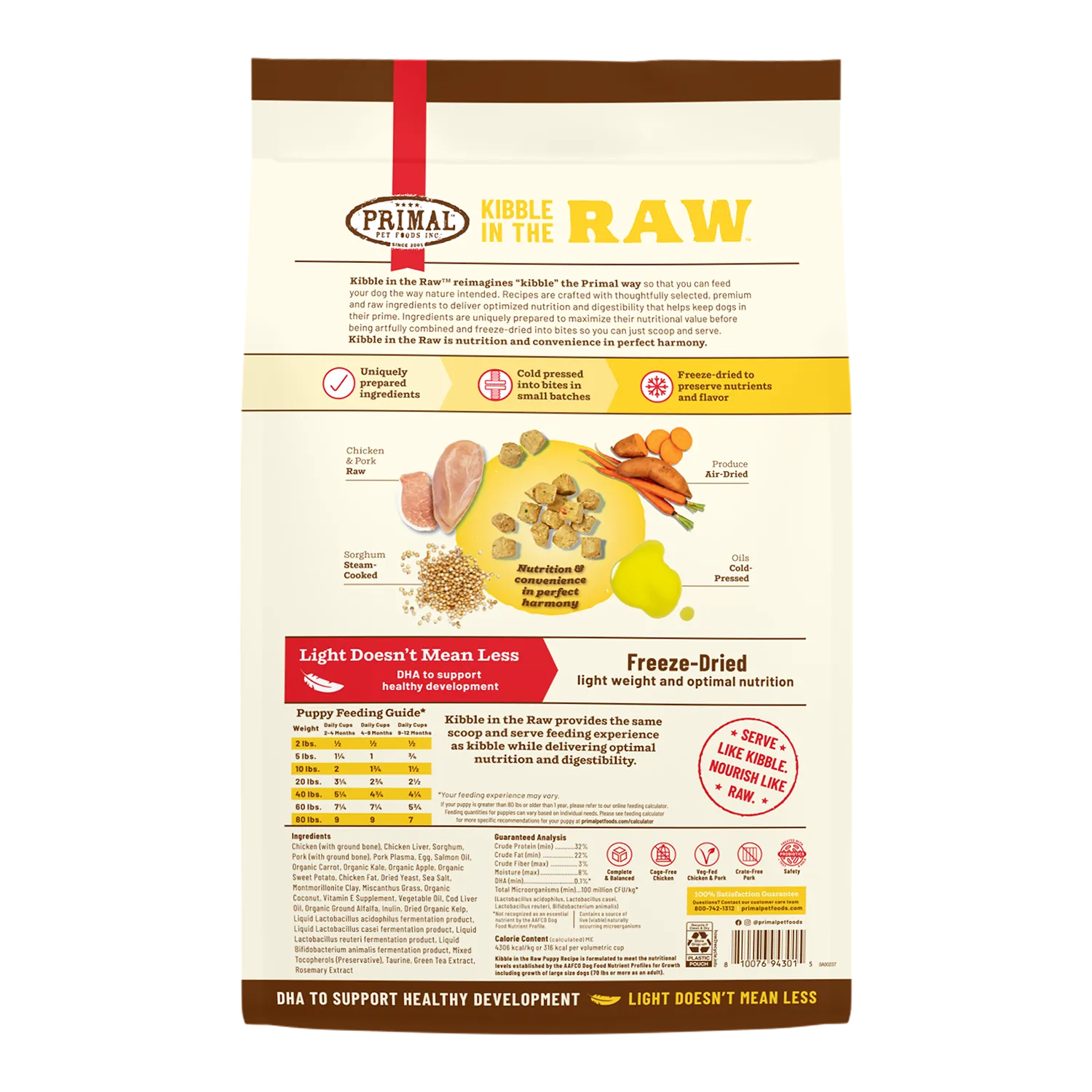 Primal Kibble In The Raw Puppy Formula