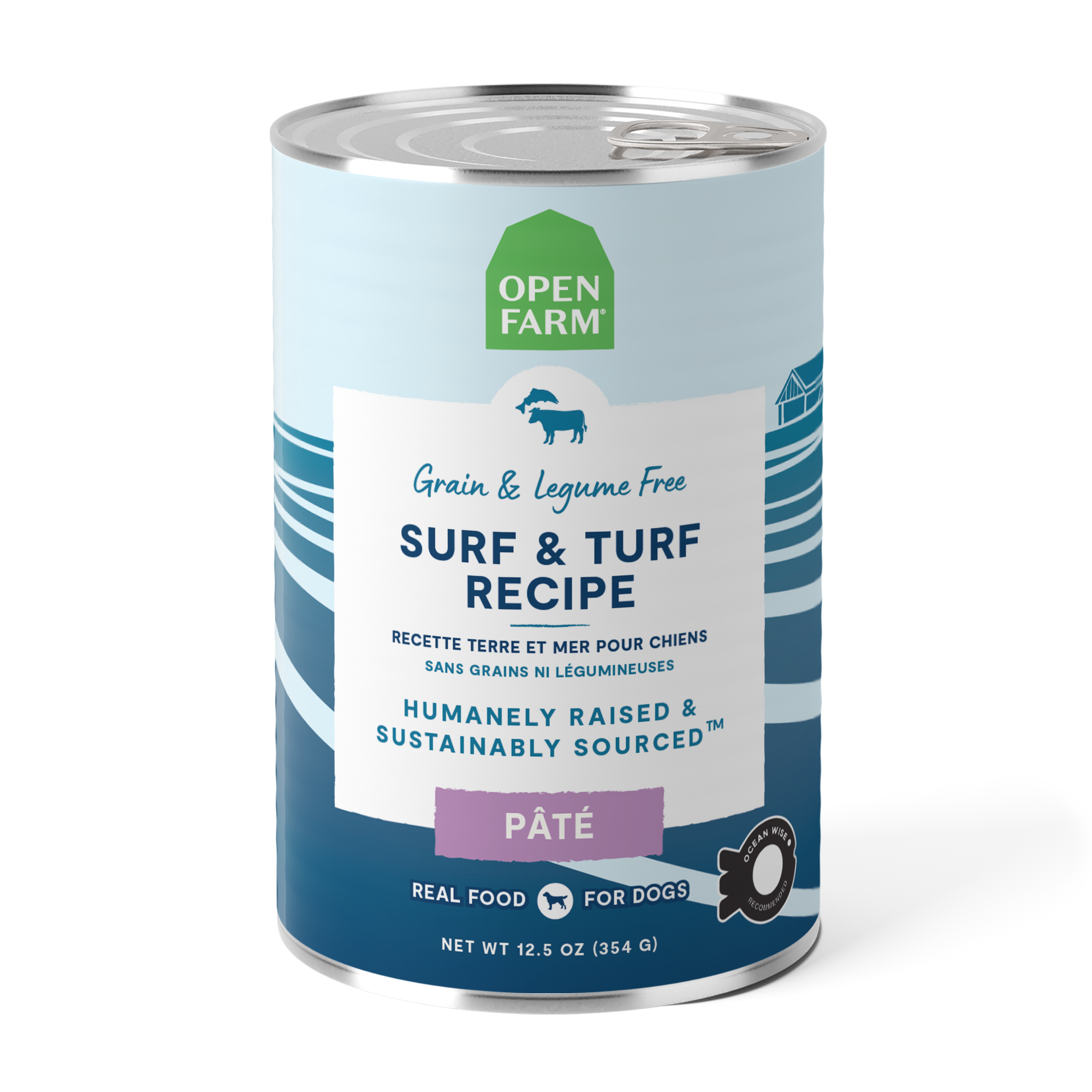 Open Farm Canned Surf & Turf Recipe Pate 12.5oz