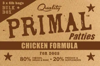 Primal Raw Dog Food Chicken