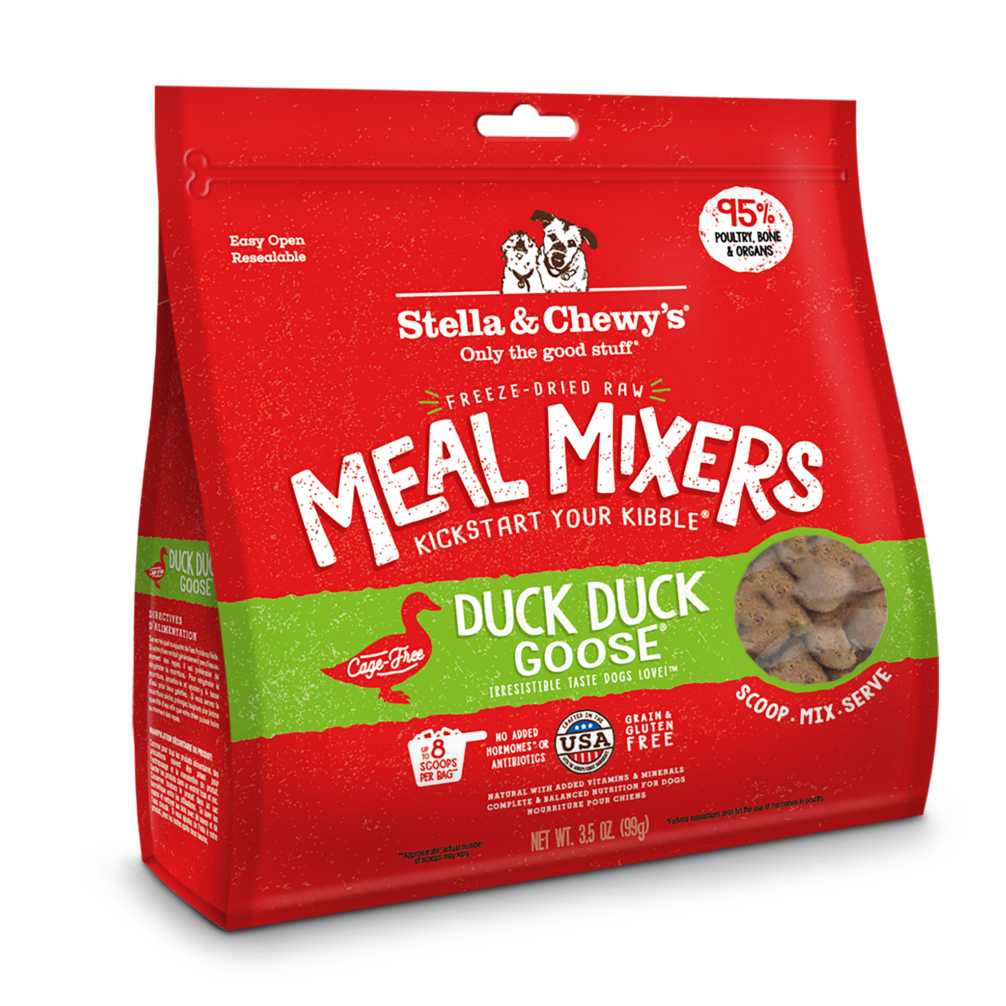 Stella & Chewy's Freeze Dried Duck Duck Goose Meal Mixers