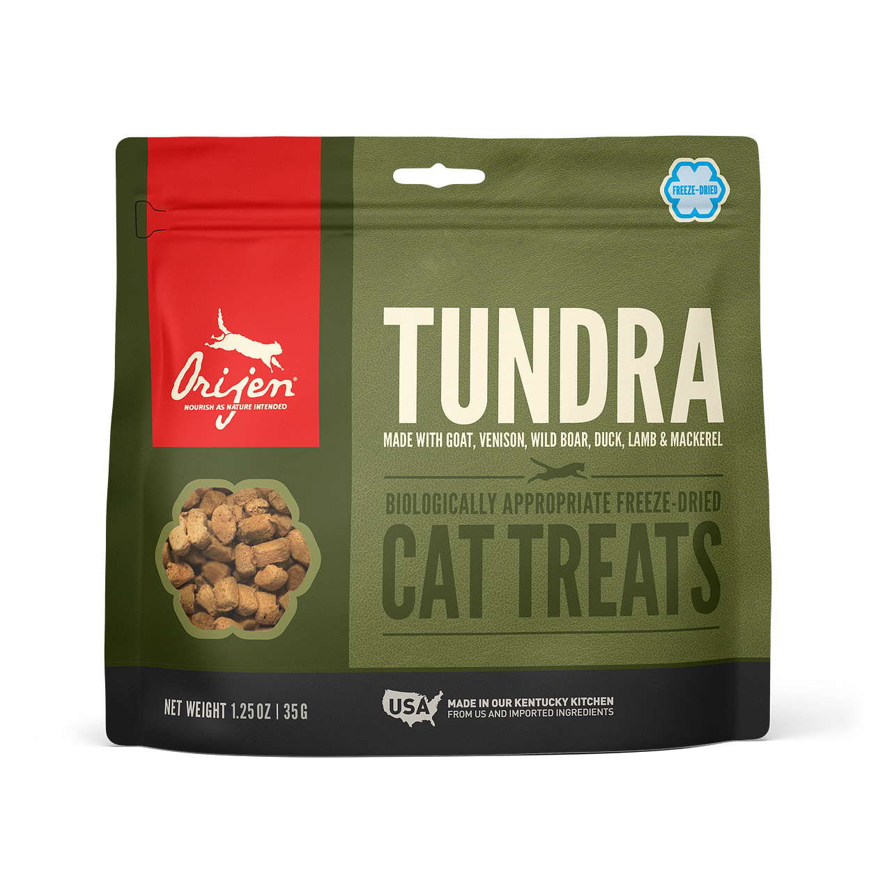 Orijen Freze Dried Cat Treats Tundra 1.25oz