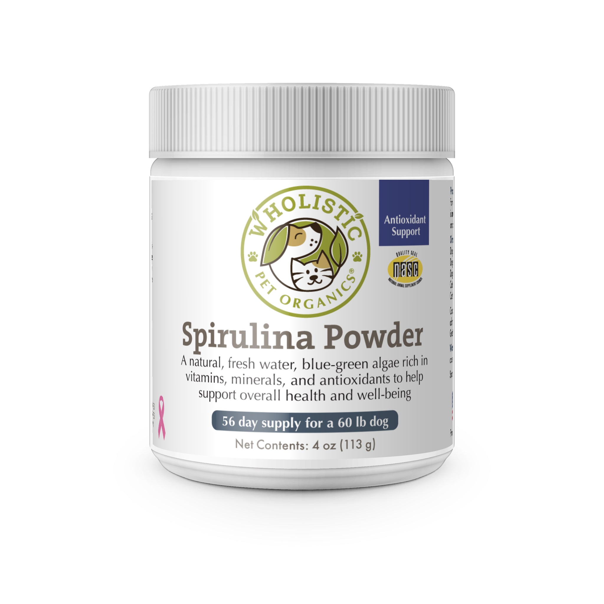 Wholistic Pet Organics Spirulina Powder 4oz