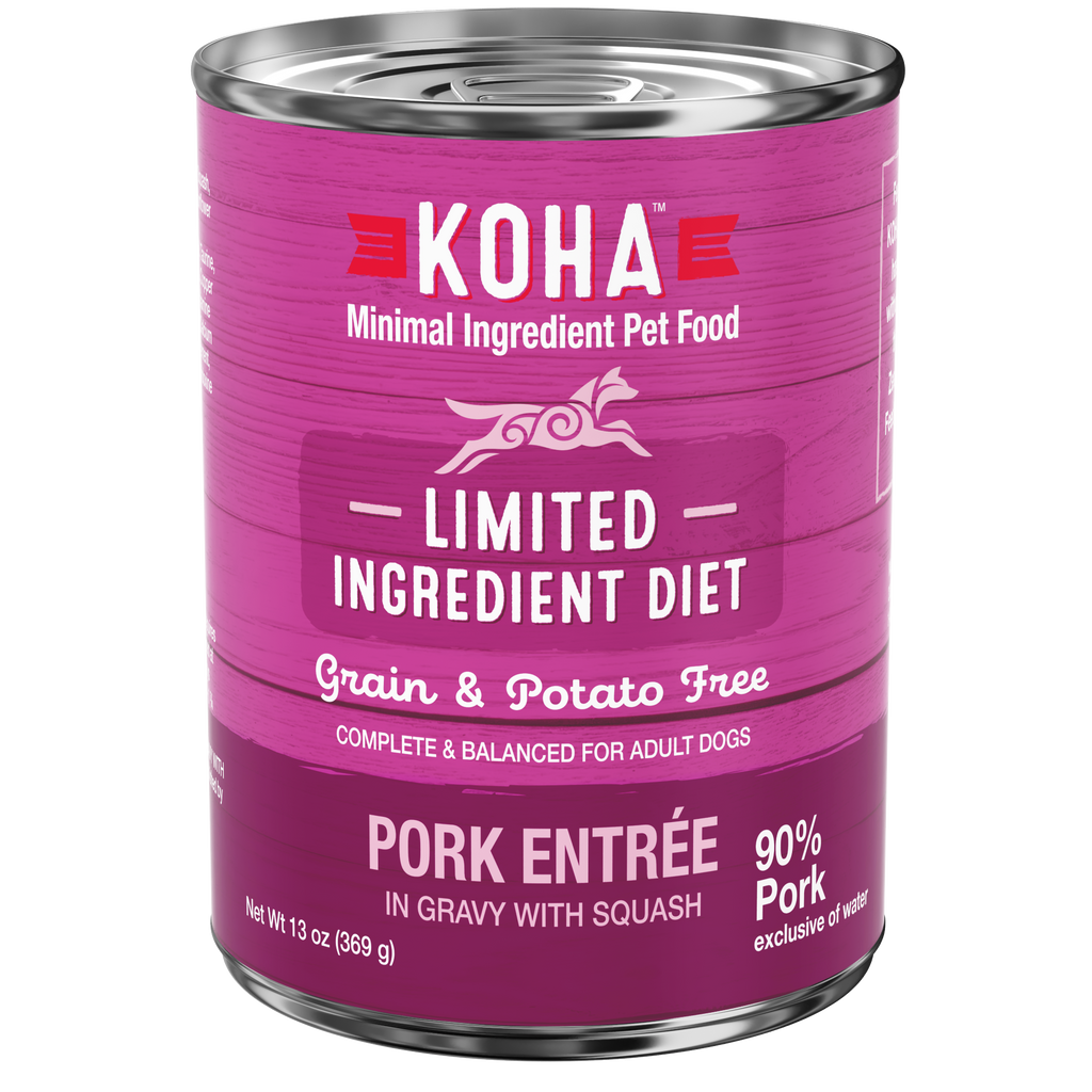Koha Canned Dog Food Limited Ingredient Pork 13oz