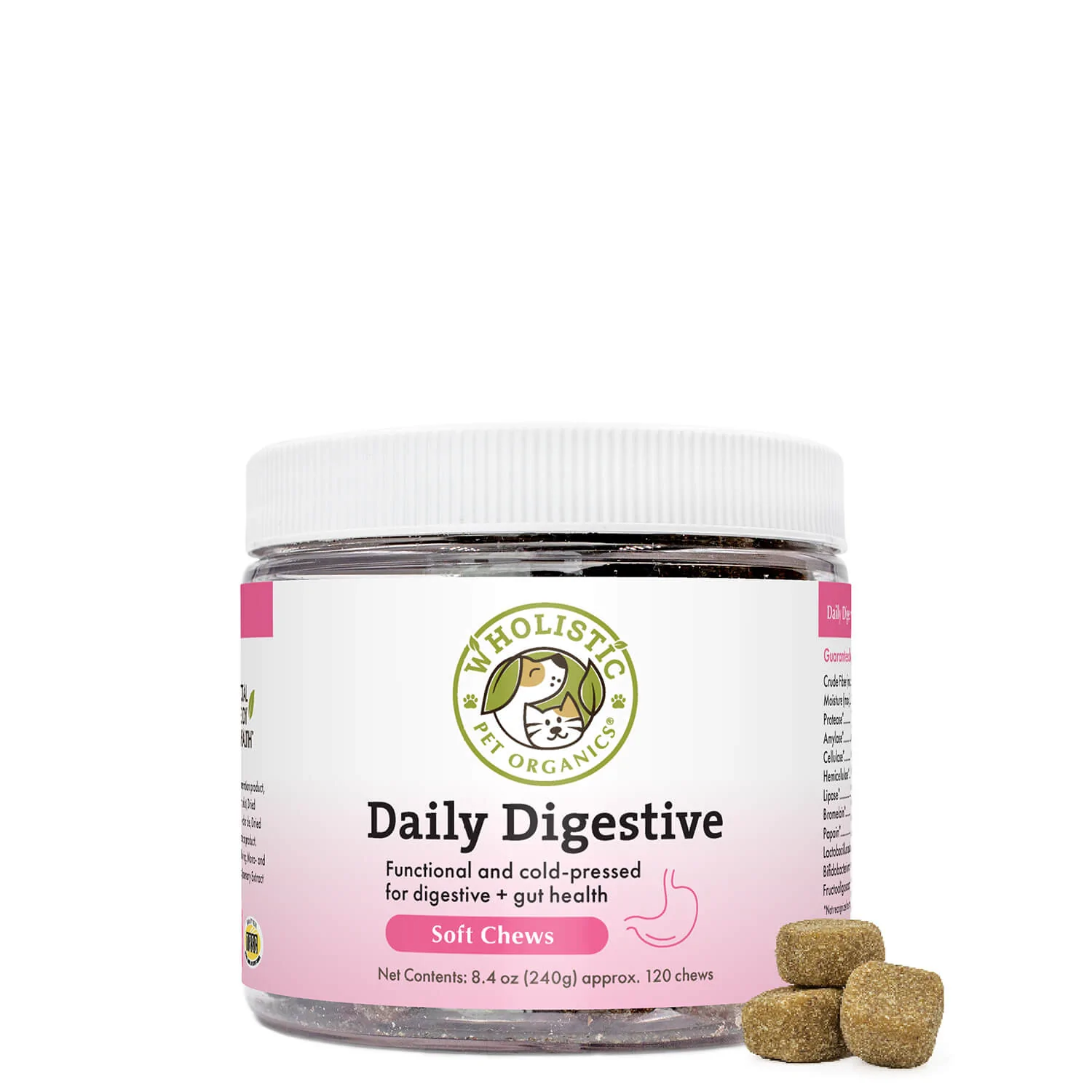 Wholistic Pet Organics Daily Digestive Soft Chews