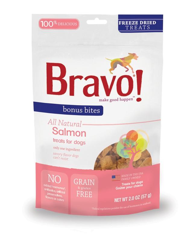 Bravo Freeze Dried Salmon Bites 2oz