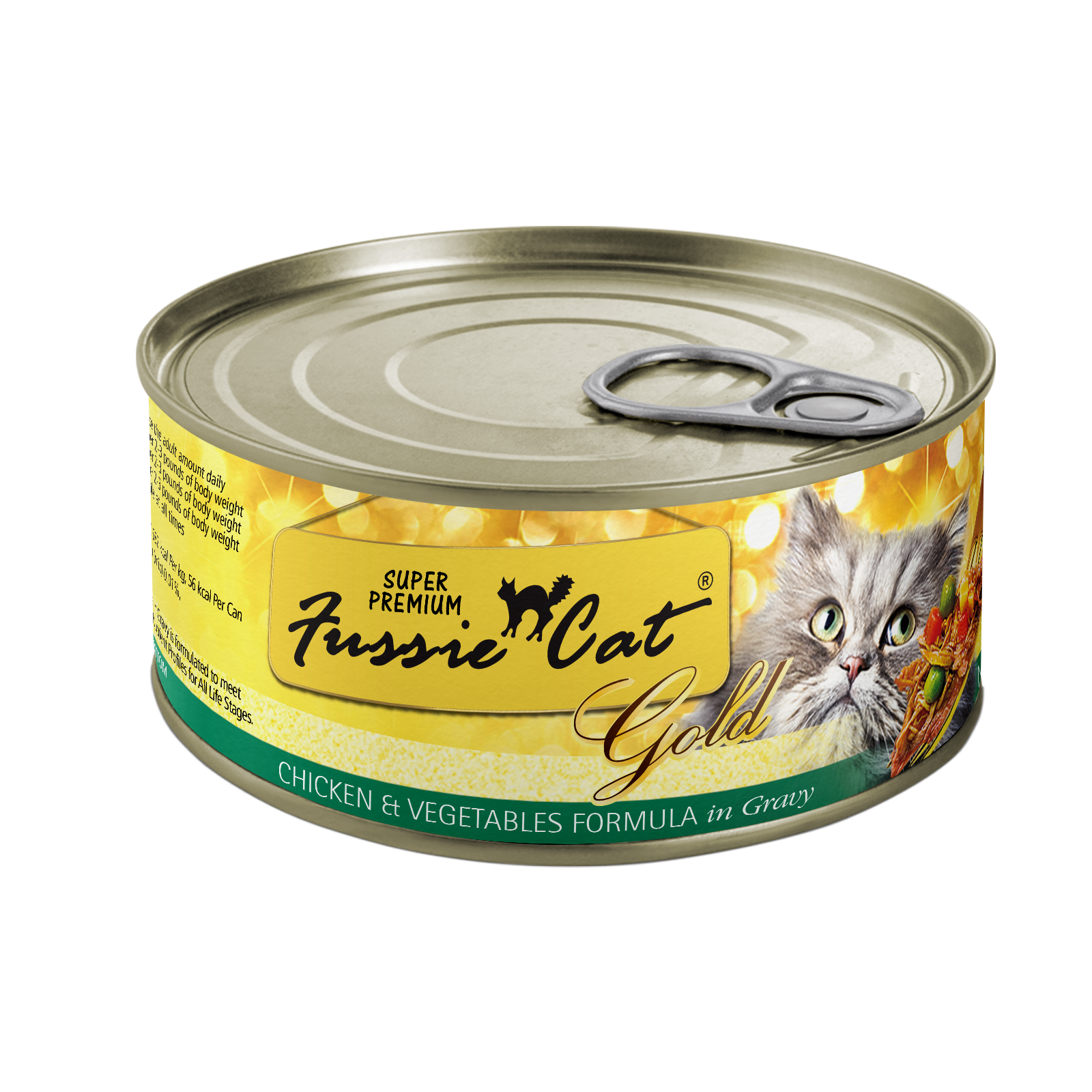 Fussie Cat Canned Cat Food Chicken & Vegetable