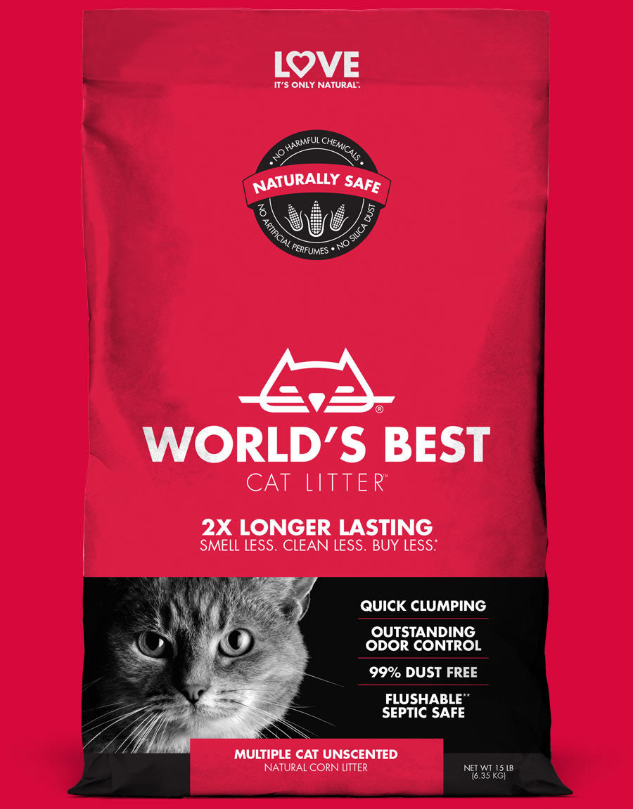 World's Best Cat Litter Multiple Cat Unscented