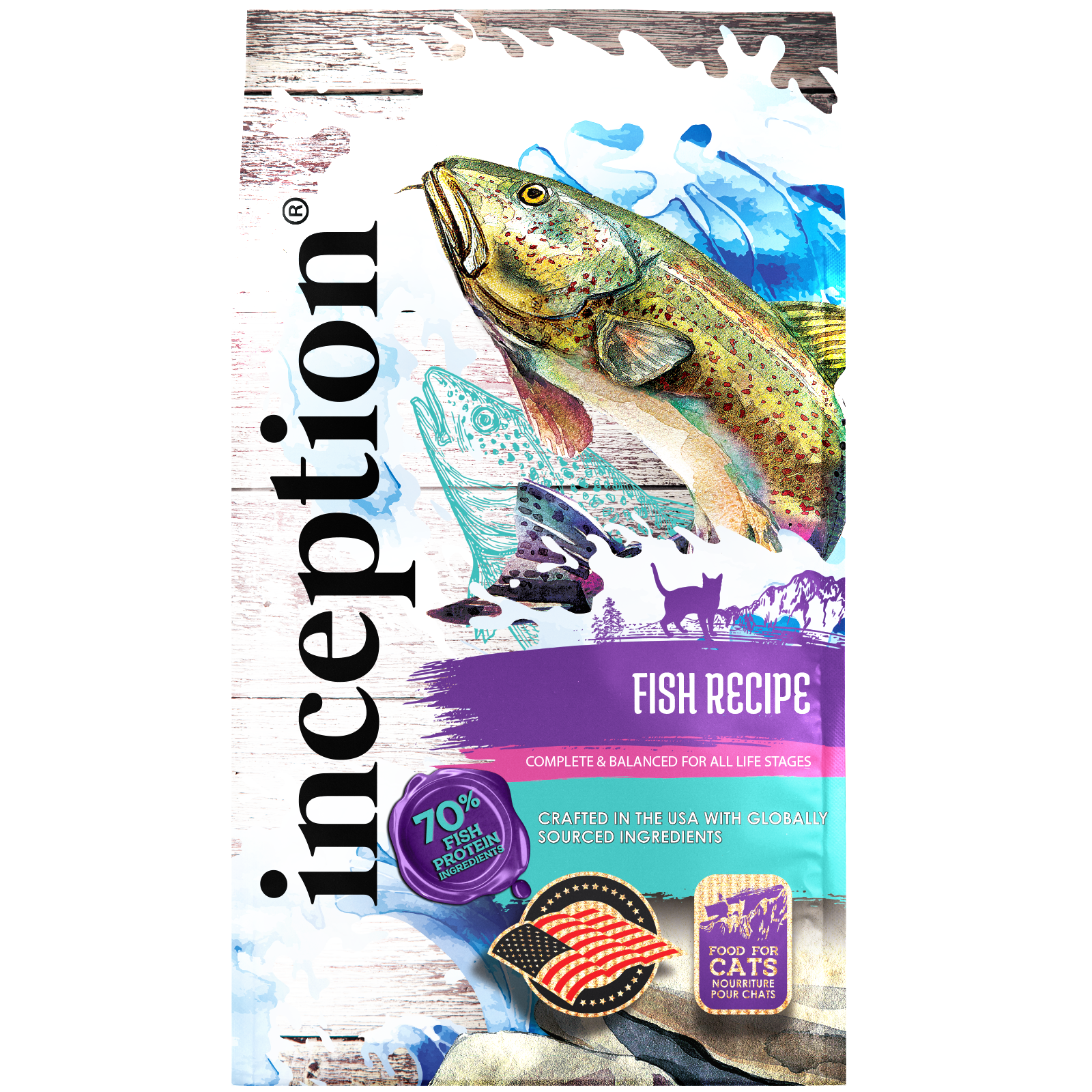 Inception Dry Cat Food Fish