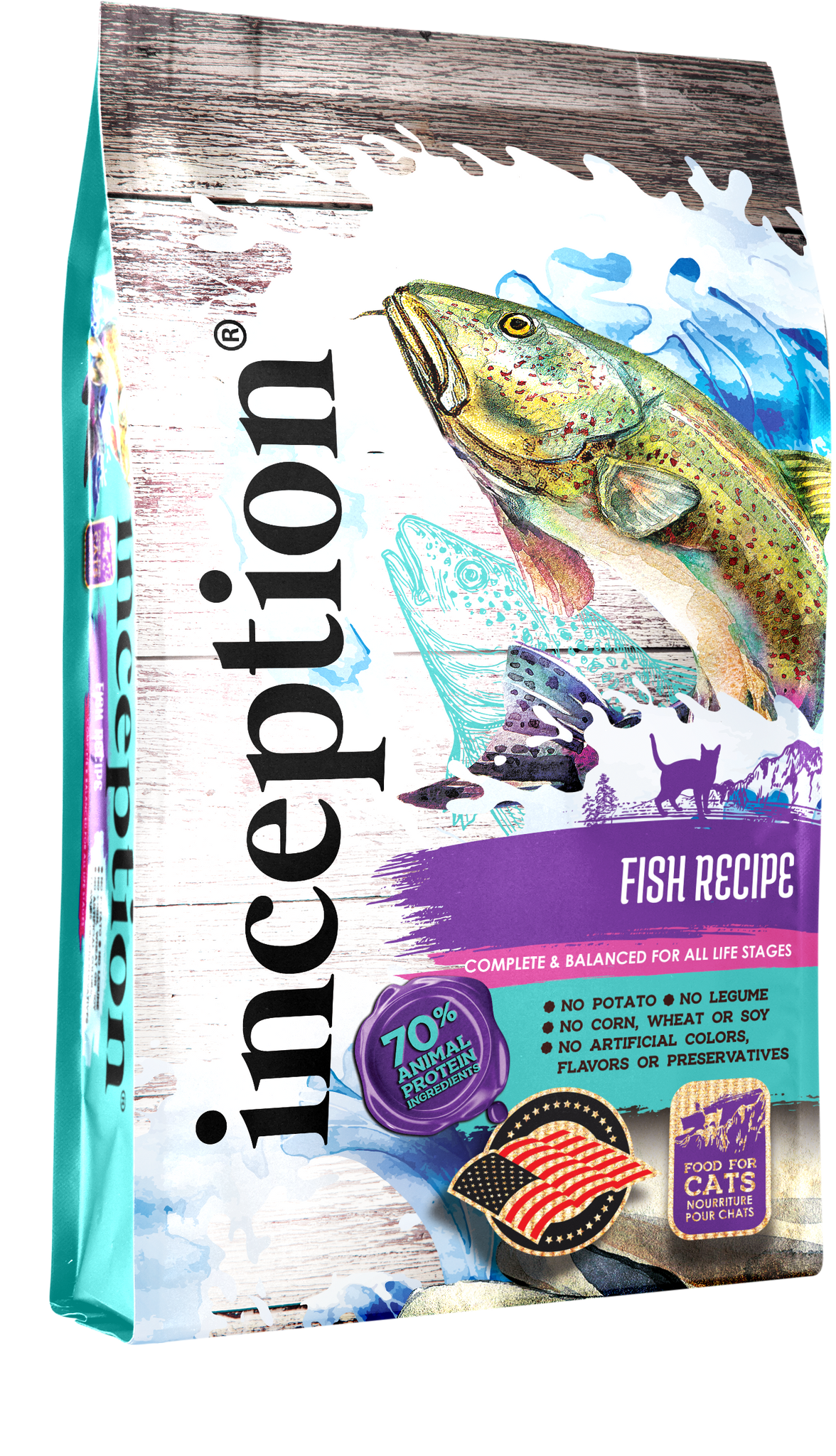 Inception Dry Cat Food Fish