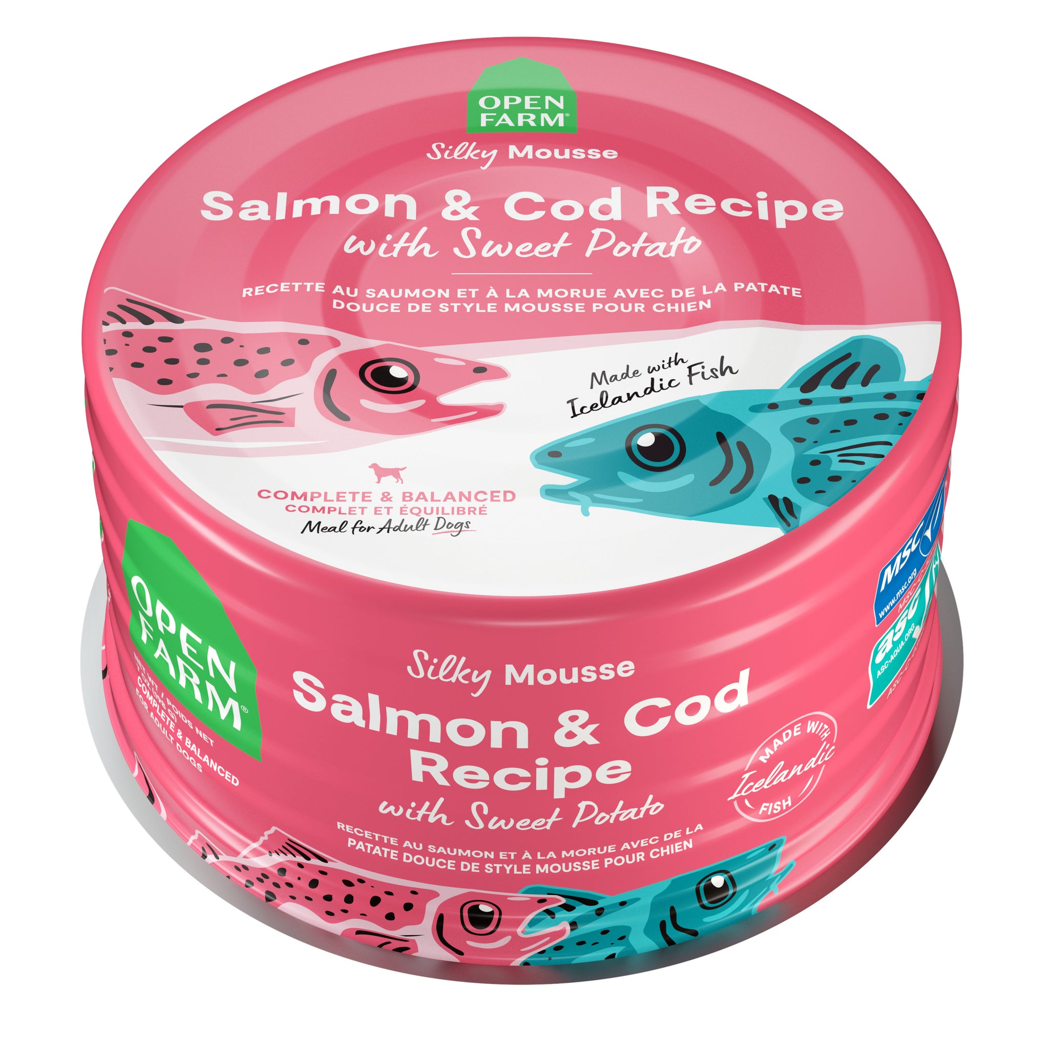 Open Farm Canned Salmon & Cod Recipe
