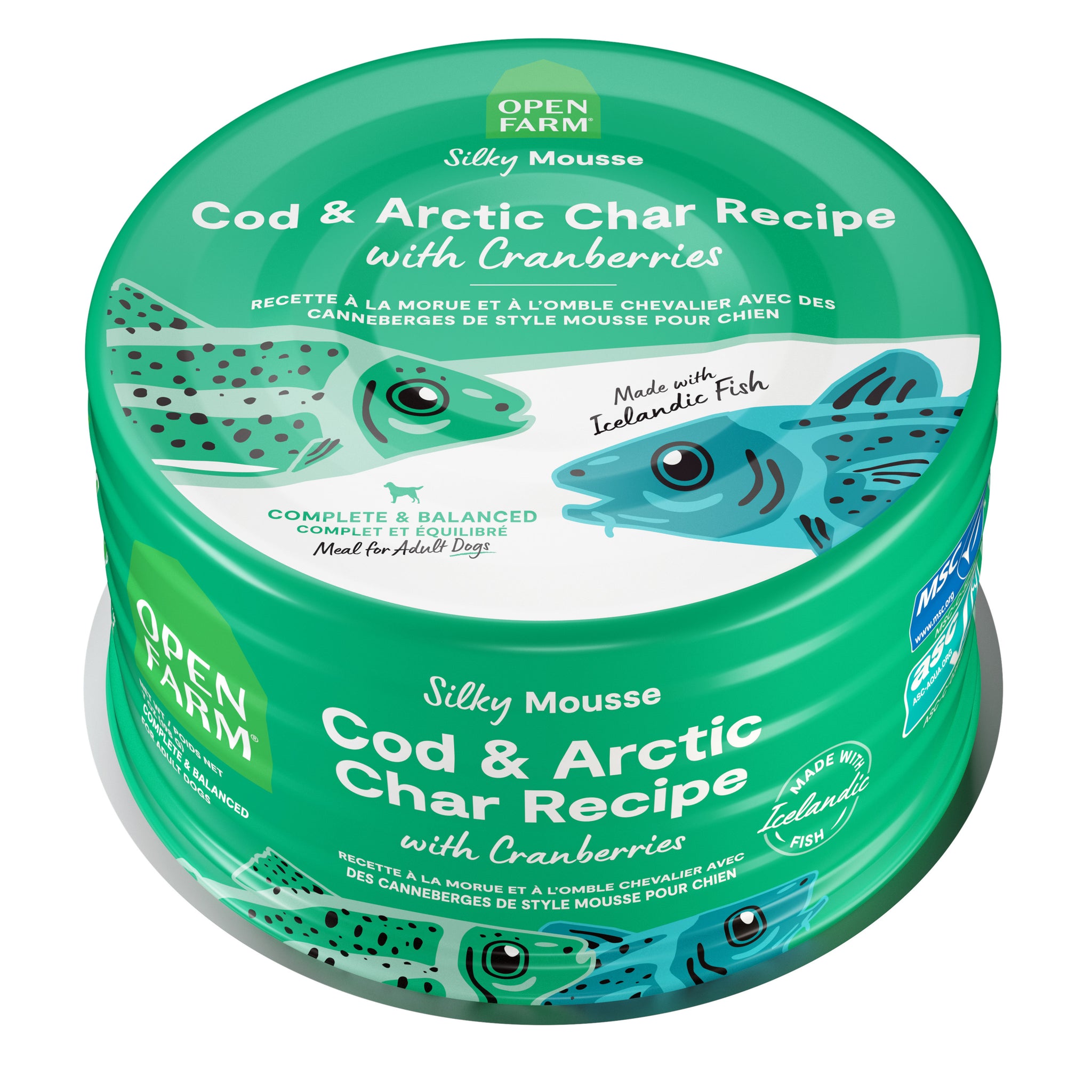 Open Farm Canned Cod & Artic Char Recipe
