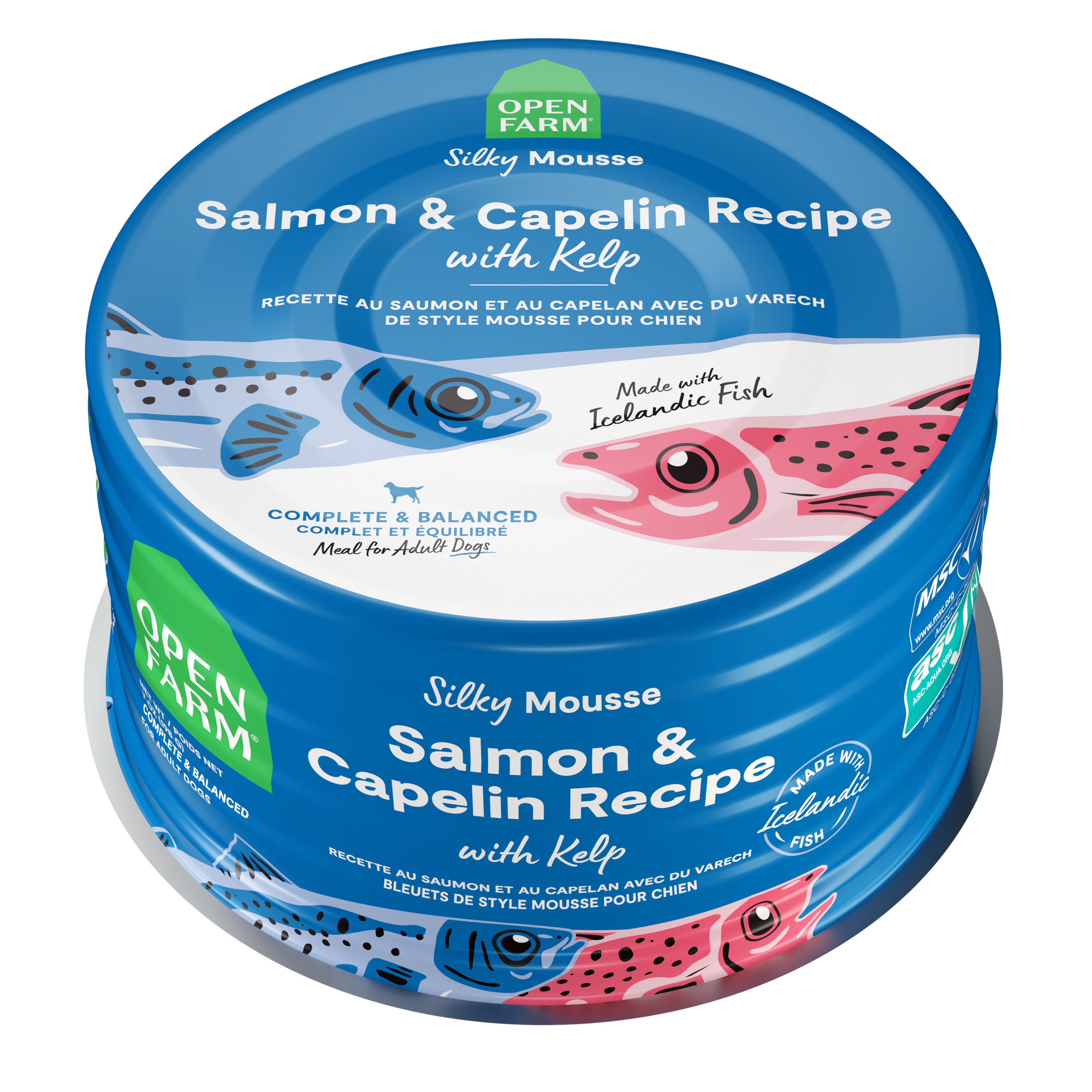 Open Farm Canned Salmon & Capelin Recipe