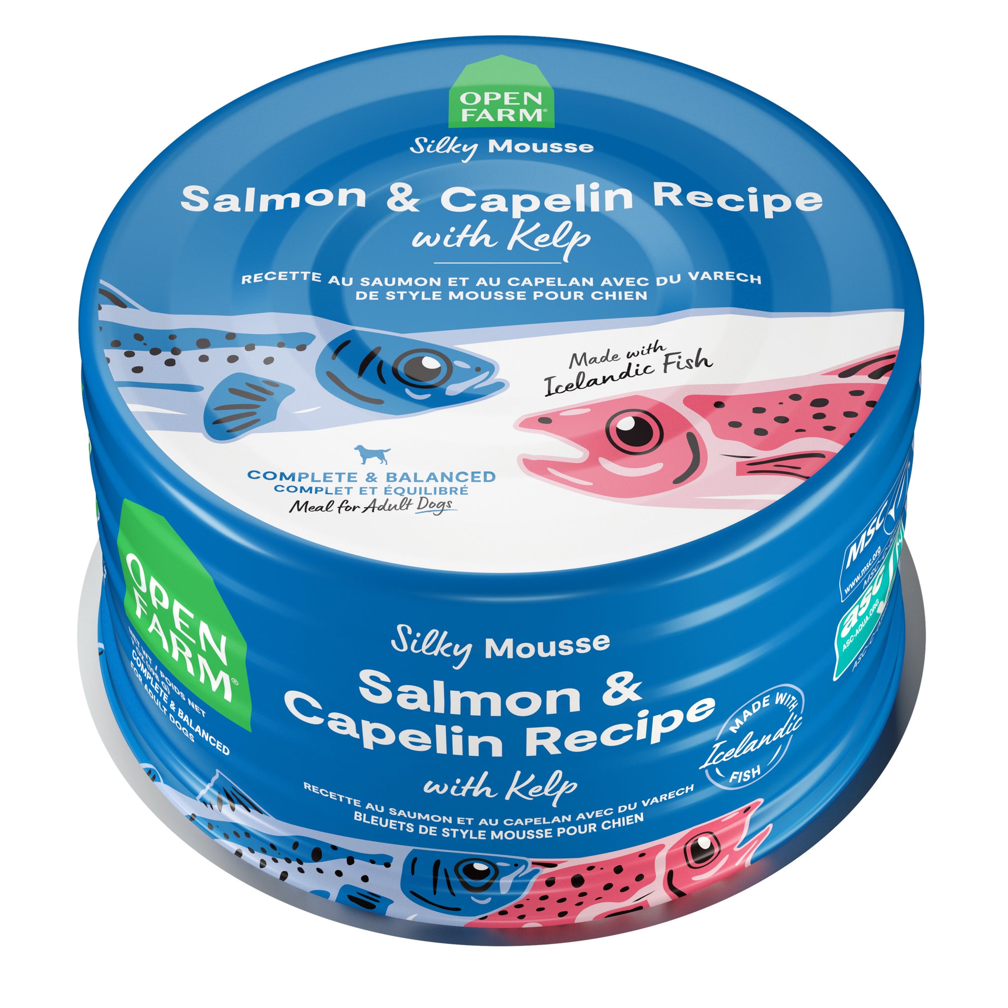 Open Farm Canned Salmon & Capelin Recipe