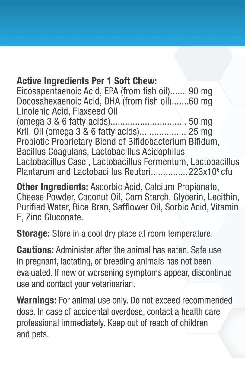 Nootie Progility Skin & Coat Supplement Soft Chews 90 Count