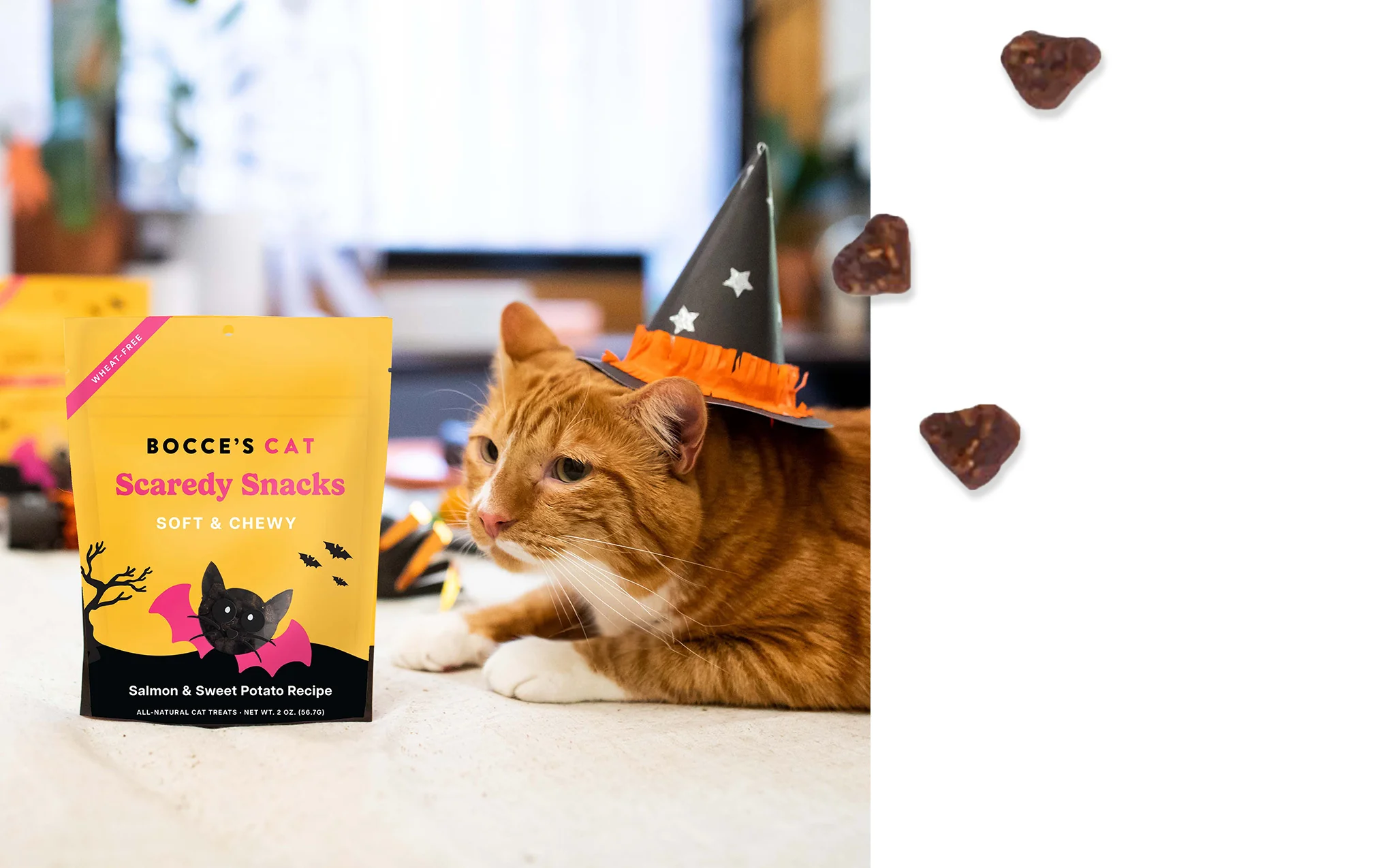 Bocce's Cat Halloween Scaredy Snacks 2oz