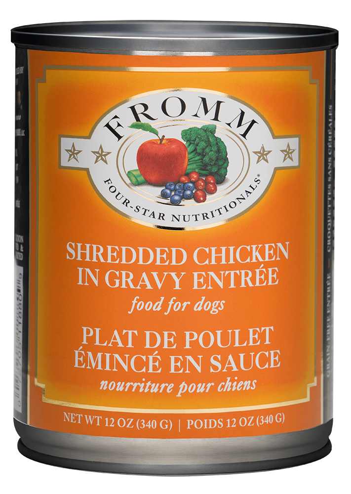 Fromm Canned Dog Food Shredded Chicken 12oz