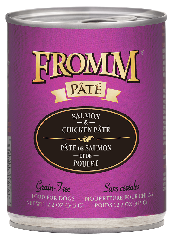Fromm Canned Dog Food Gold Salmon & Chicken 12oz