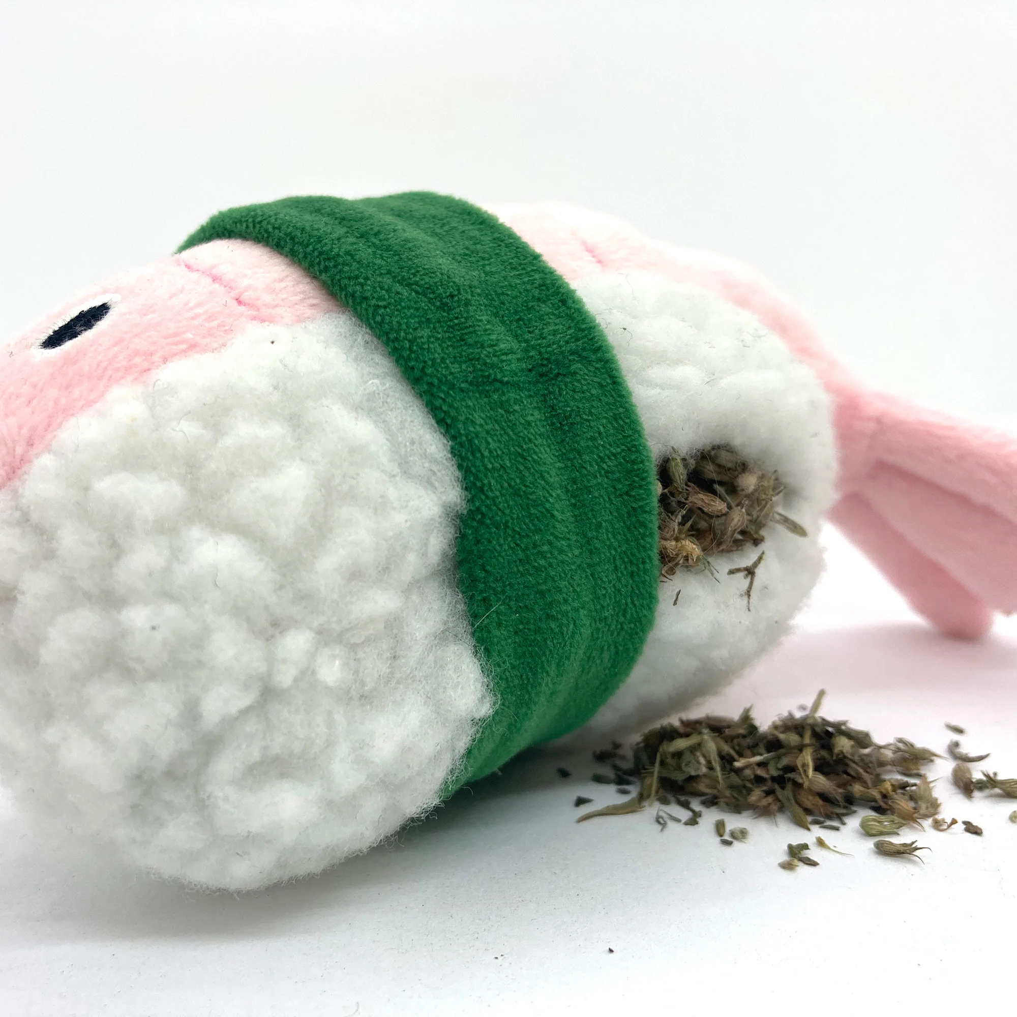 Meowijuana Get Wrapped Sushi Roll Refillable Catnip Cat Toy