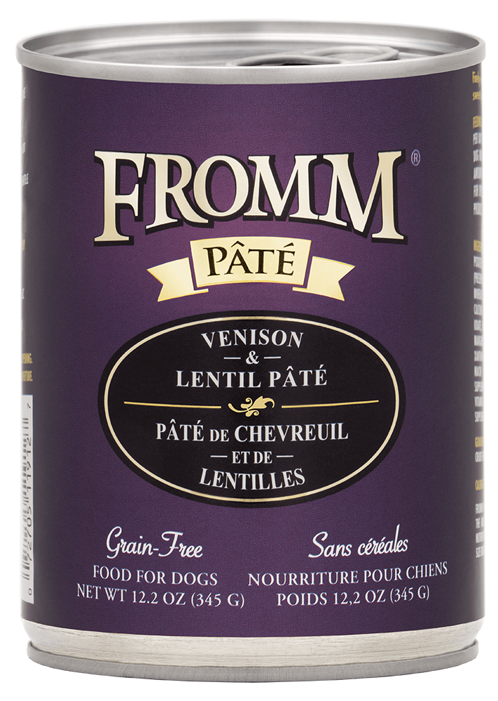 Fromm Canned Dog Food Venison & Lentil 12oz