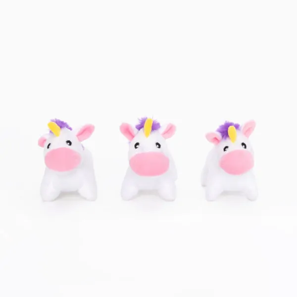 Zippy Paws Miniz Unicorns 3 Pack