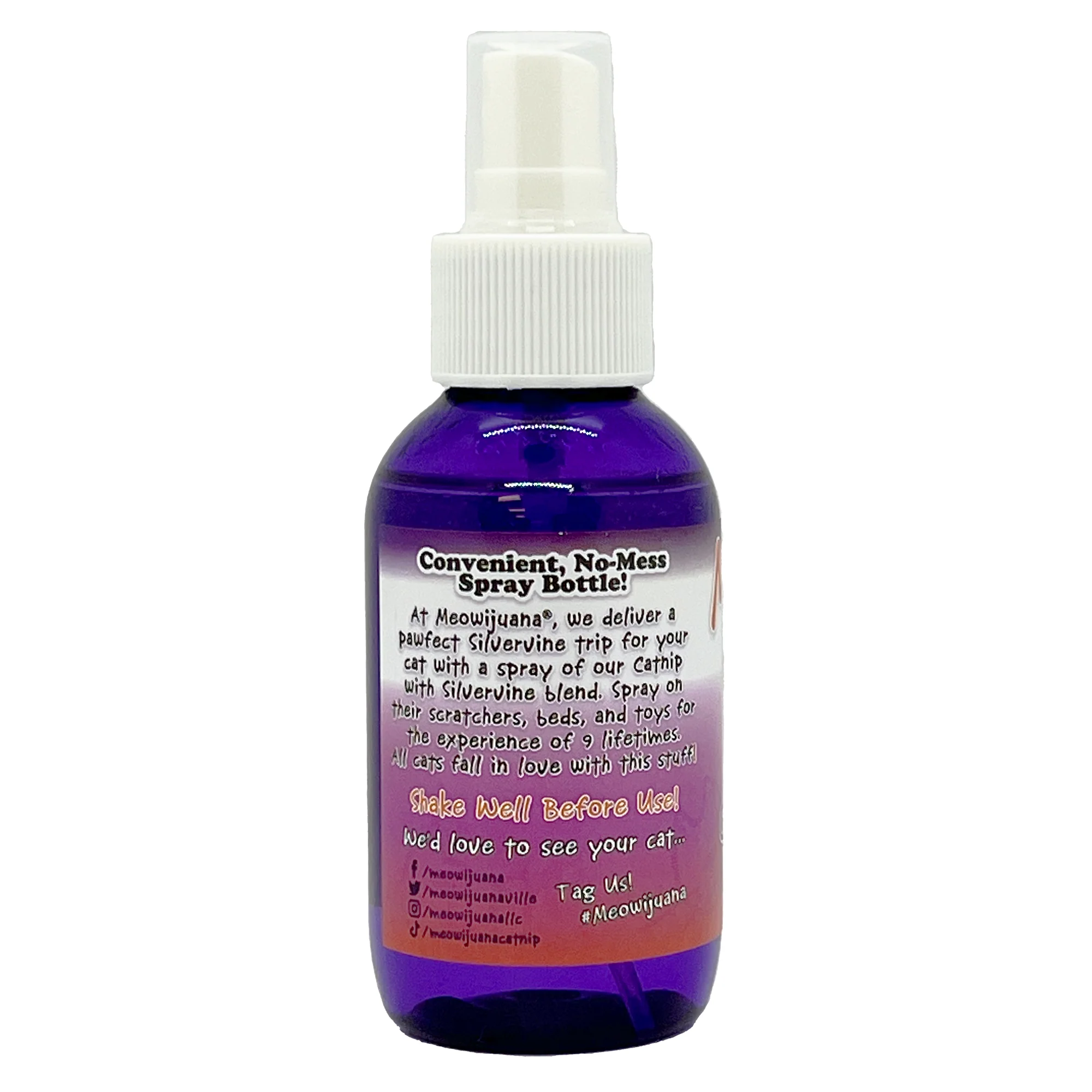 Meowijuana Catnip Spray With Silvervine 3oz