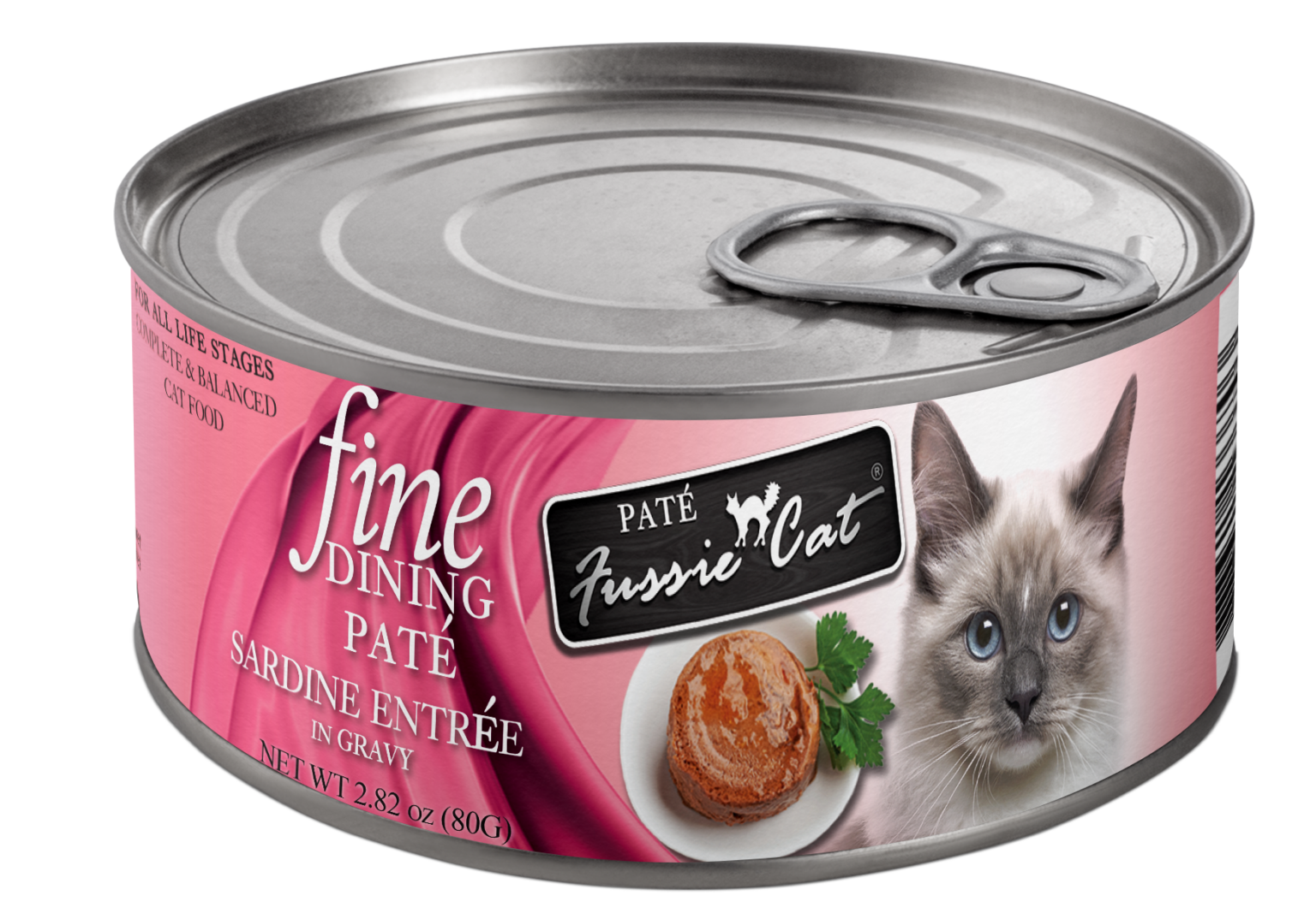 Fussie Cat Canned Fine Dining Sadine Pate 2.8oz