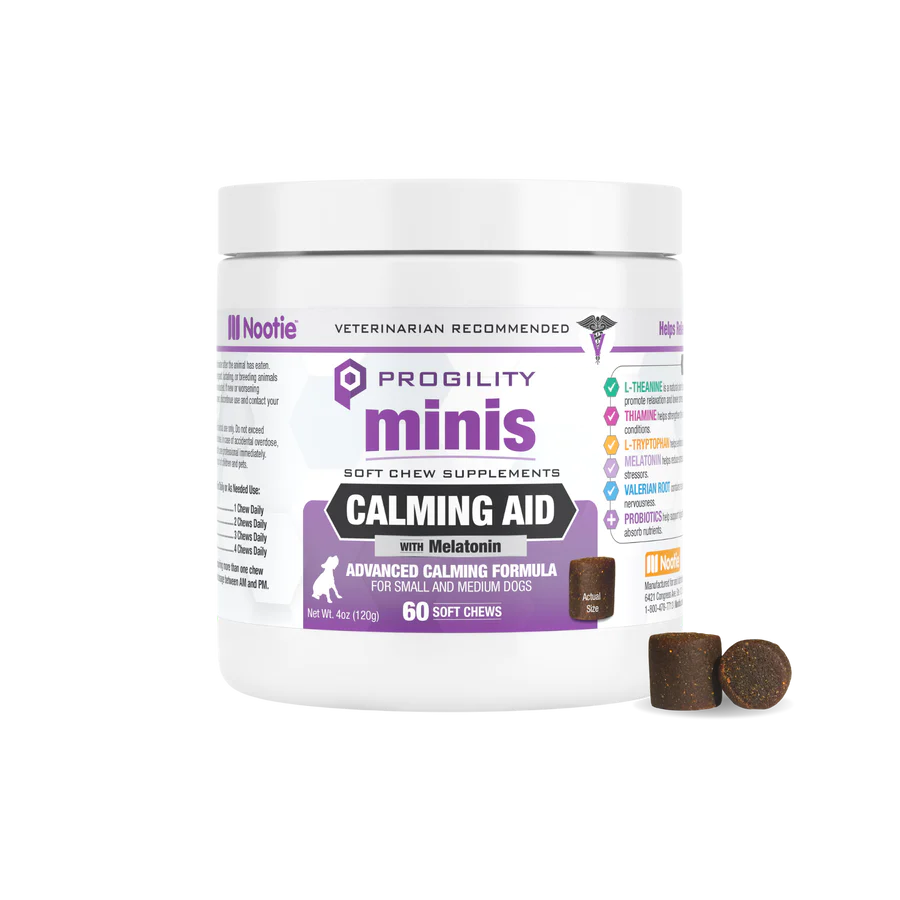Nootie Progility Minis Calming Aid Supplement Soft Chews 60 Count