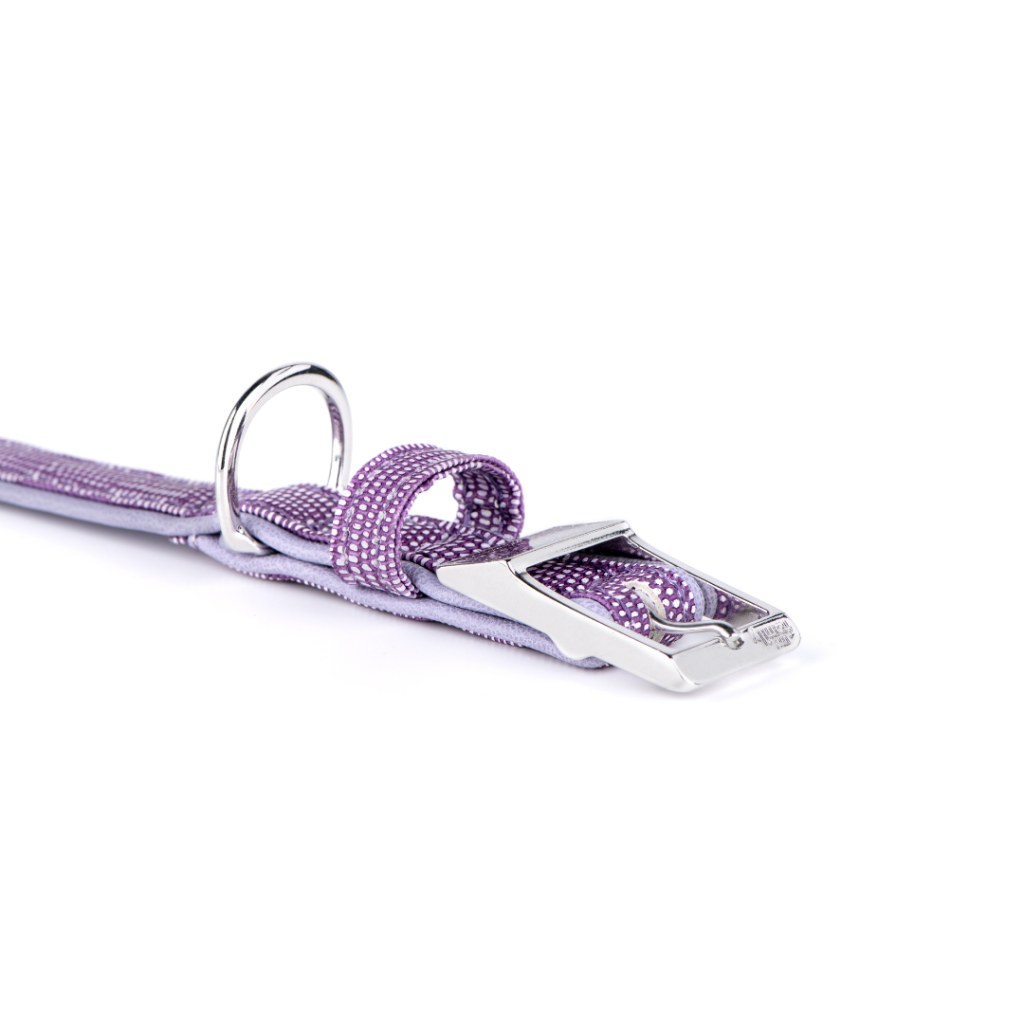 My Family Saint Tropez Dog Collar Liliac 1/2 Inch Width