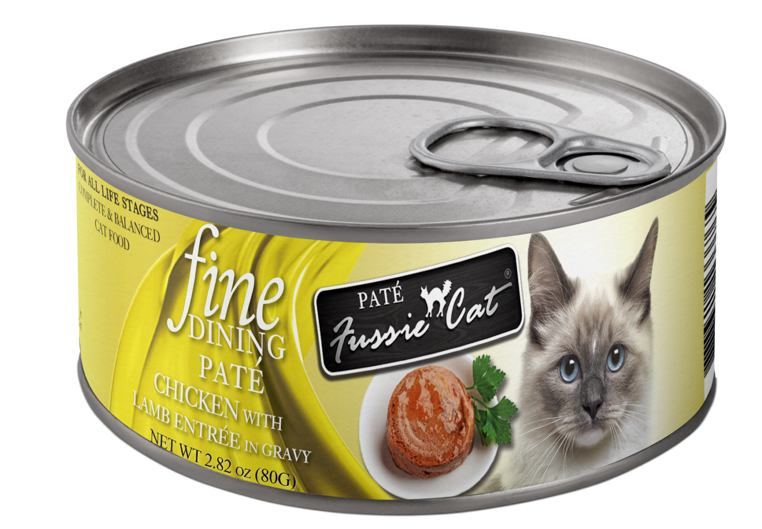Fussie Cat Canned Fine Dining Chicken & Lamb Pate 2.8oz