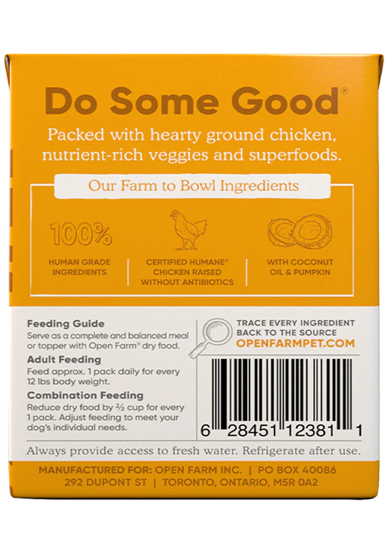 Open Farm Chicken Rustic Stew 12.5oz