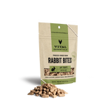 Vital Essentials Freeze Dried Cat Treats Rabbit Bites 0.9oz