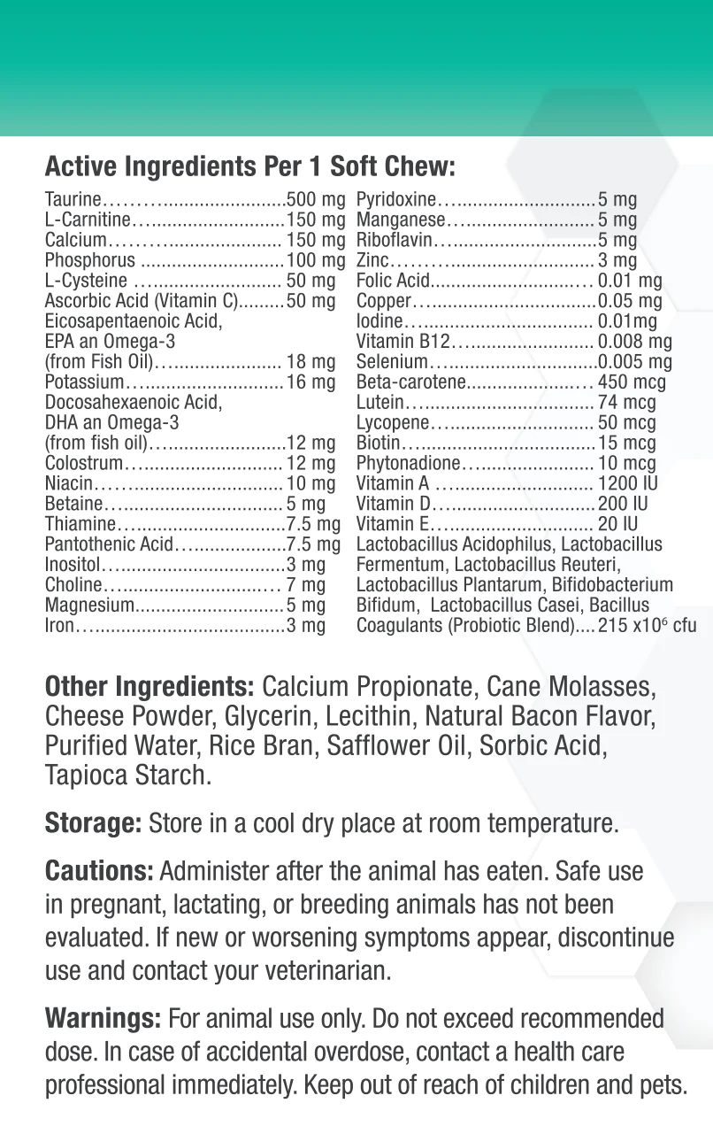 Nootie Progility Multivtamin with Taurine Supplement Soft Chew 90 Count
