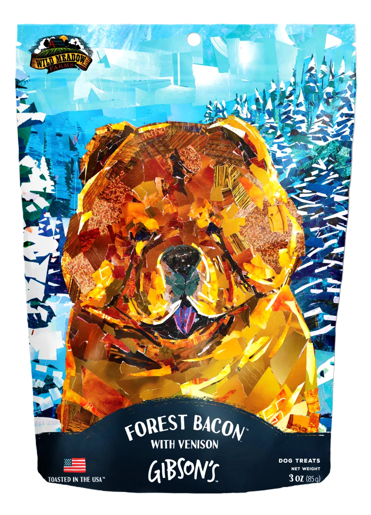Gibsons Forest Bacon With Venison Jerky Treats 3oz