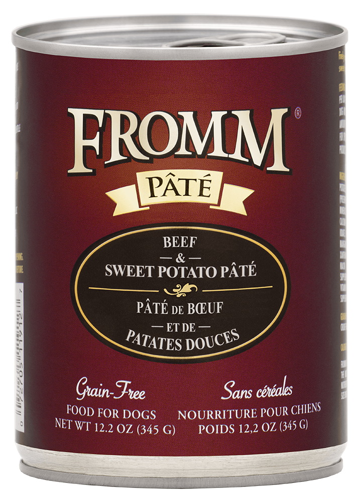 Fromm Canned Dog Food Beef & Sweet Potato 12oz
