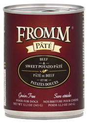 Fromm Canned Dog Food Beef & Sweet Potato 12oz