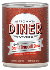 Fromm Canned Dog Food Diner Bud's Beef & Brocolli Stew 12oz
