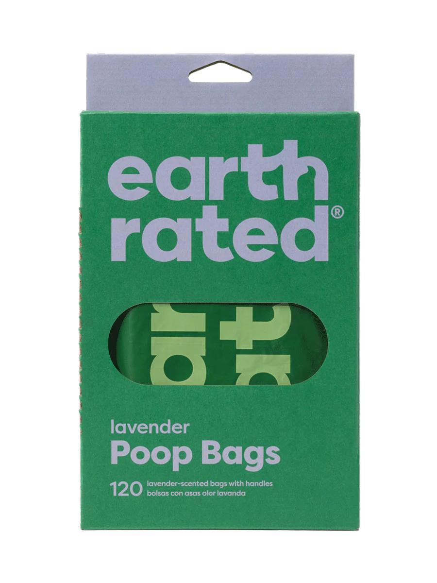 Earth Rated Handle Poop Bags Lavender Scented 120ct