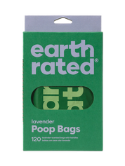 Earth Rated Handle Poop Bags Lavender Scented 120ct
