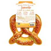 Doggijuana Tuffer Chewer Refillable Pretzel Dog Toy