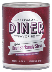 Fromm Canned Dog Food Bellas Beef Barkundy Stew 12oz