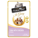 Fussie Cat Pouch Tuna With Chicken In Gravy 2.47oz