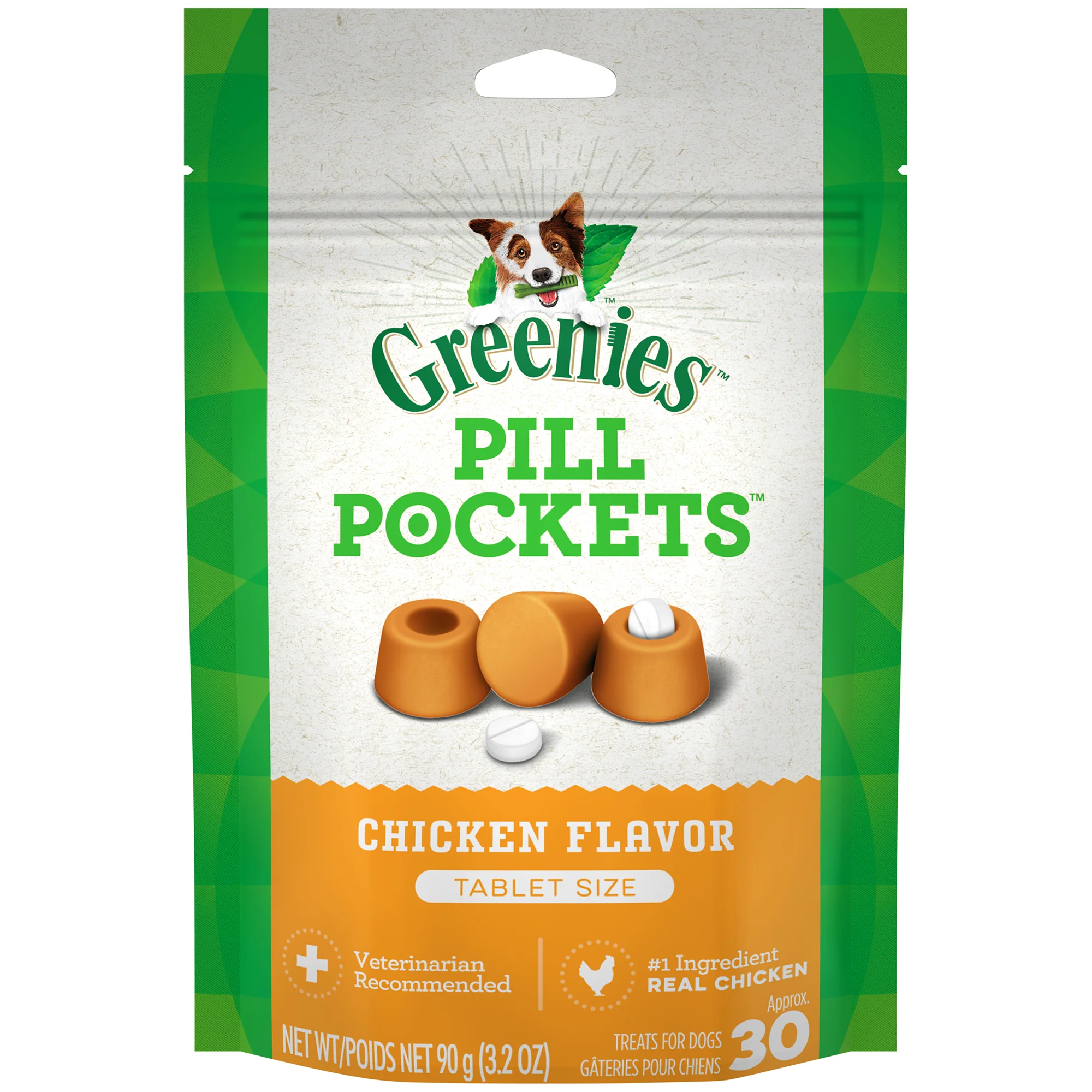 Greenies Pill Pockets Chicken Tablet 3.2oz