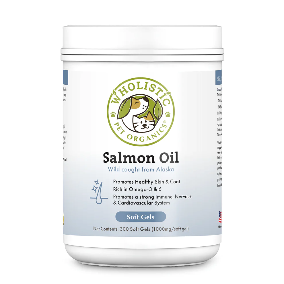 Wholistic Pet Organics Salmon Oil Soft Gels