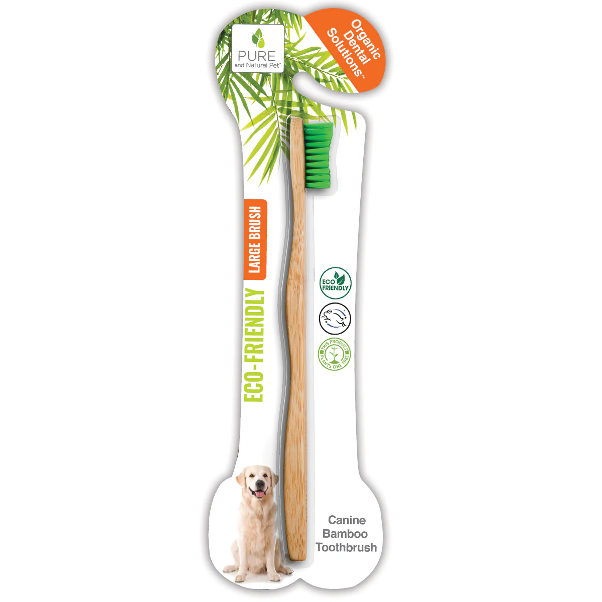 Pure & Natural Pet Bamboo Toothbrush