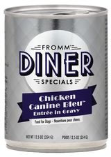 Fromm Canned Dog Food Diner Chicken Canine Bleu 12oz