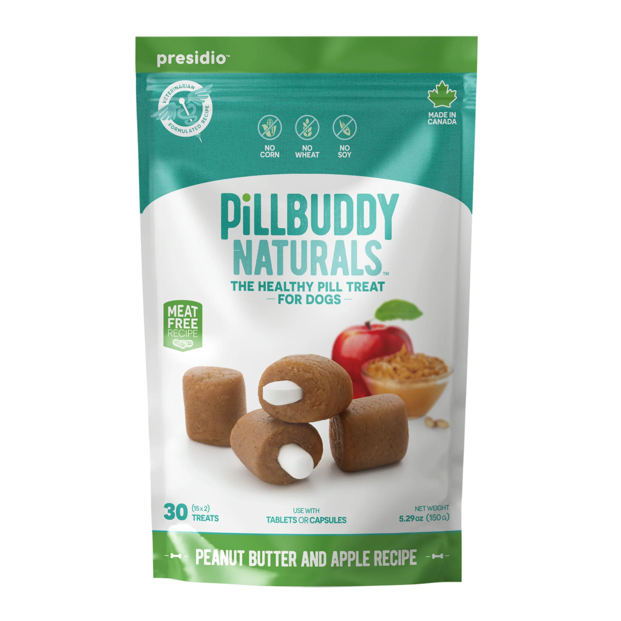 Pill Buddy Naturals Pill Pockets Peanut Butter & Apple 30ct